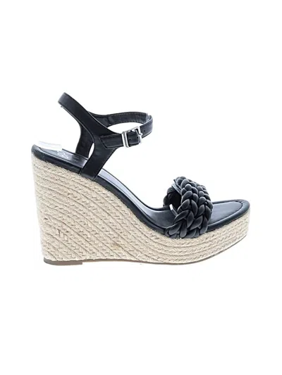 Pre-owned Bp. Wedges In Black