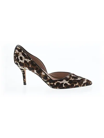 Pre-owned J.crew Collection Heels In Brown