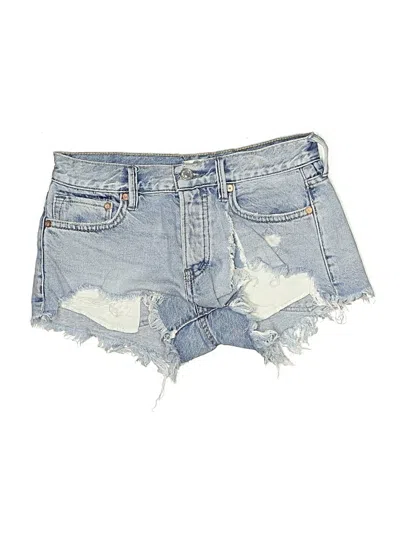 Pre-owned We The Free Denim Shorts In Blue