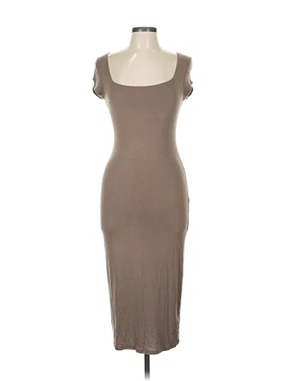 Pre-owned See You Monday Casual Dress In Brown