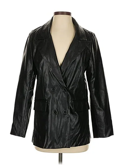 Pre-owned Princess Polly Blazer Jacket In Black
