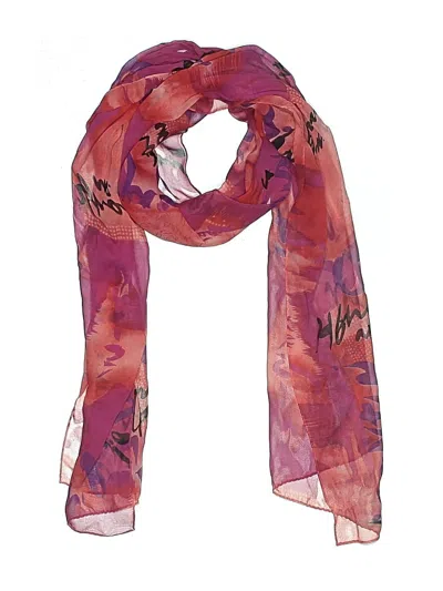 Pre-owned Unbranded Scarf In Pink