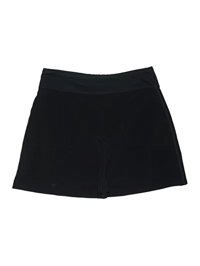 Pre-owned Lands' End Skort In Black