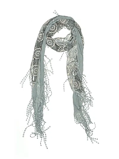 Pre-owned Unbranded Scarf In Blue