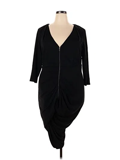 Pre-owned City Chic Casual Dress In Black