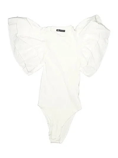 Pre-owned Zara Bodysuit In White