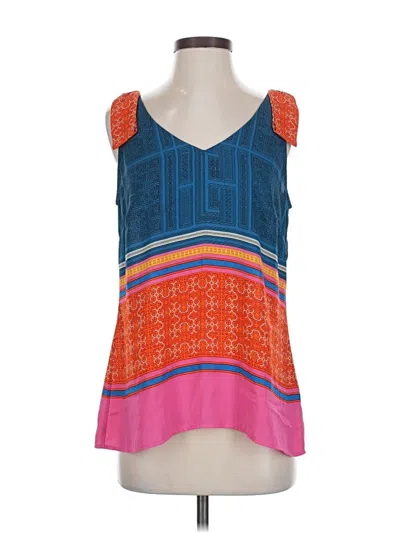 Pre-owned Cabi Sleeveless Blouse In Orange