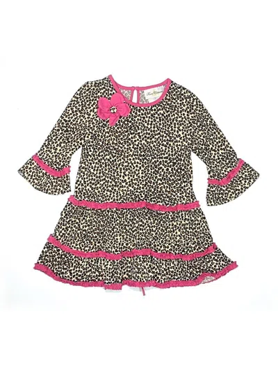 Pre-owned Rare Editions Kids' Dress In Brown