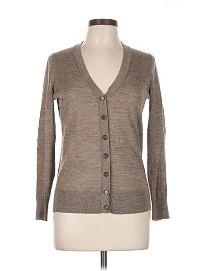 Pre-owned Ann Taylor Loft Cardigan Sweater In Brown