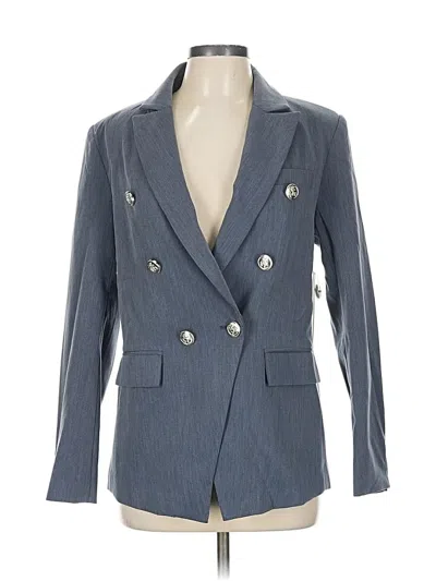 Pre-owned Aqua Blazer Jacket In Blue