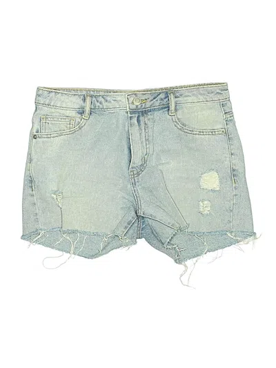 Pre-owned Avec Les Filles Denim Shorts In Blue