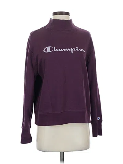 Pre-owned Champion Pullover Sweater In Purple
