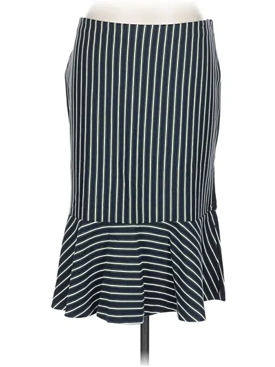 Pre-owned Ann Taylor Casual Skirt In Blue