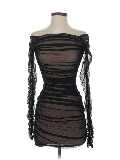 Pre-owned Bebe Cocktail Dress In Black