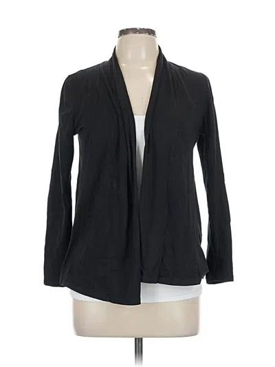 Pre-owned Talbots Cardigan Sweater In Black