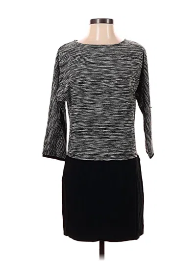 Pre-owned Ann Taylor Loft Casual Dress In Gray