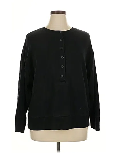 Pre-owned Athleta Sweatshirt In Black