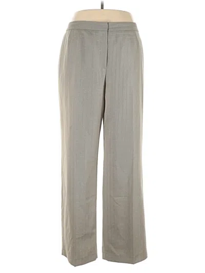 Pre-owned Kasper Dress Pants In Gray