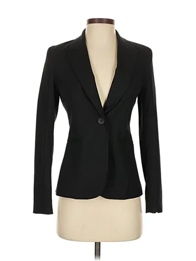 Pre-owned Zara Blazer Jacket In Black