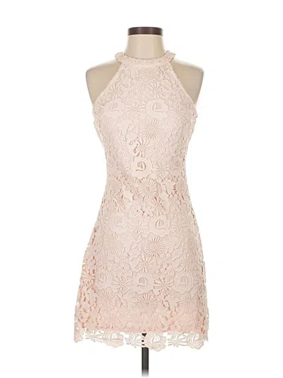 Pre-owned Lulus Cocktail Dress In White