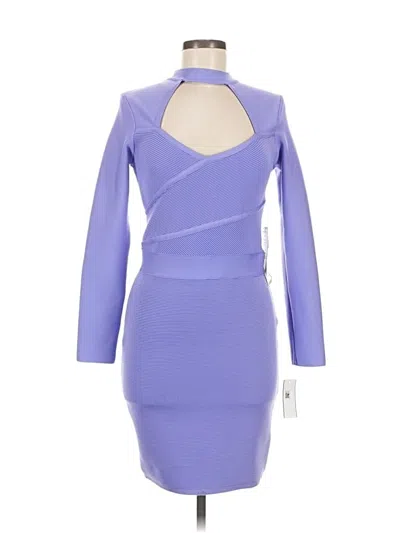 Pre-owned Bebe Cocktail Dress In Purple