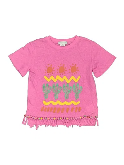 Pre-owned Stella Mccartney Kids'  Short Sleeve T-shirt In Pink