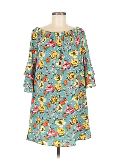 Pre-owned Xhilaration Casual Dress In Blue