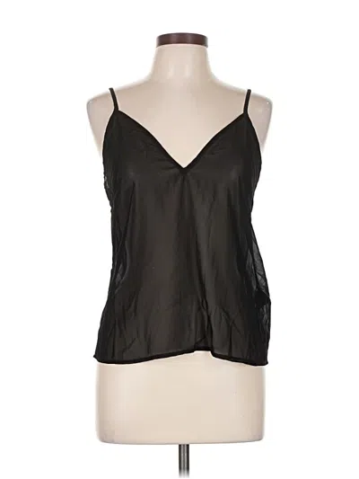Pre-owned Maje Sleeveless Blouse In Black