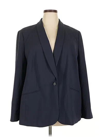 Pre-owned Talbots Blazer Jacket In Blue
