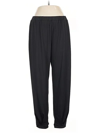 Pre-owned Ekouaer Casual Pants In Black