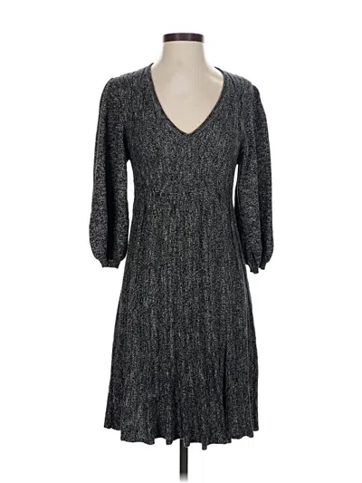 Pre-owned Max Studio Casual Dress In Gray