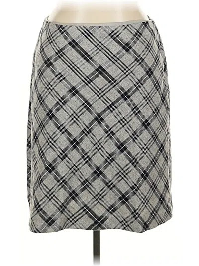 Pre-owned Talbots Casual Skirt In Gray