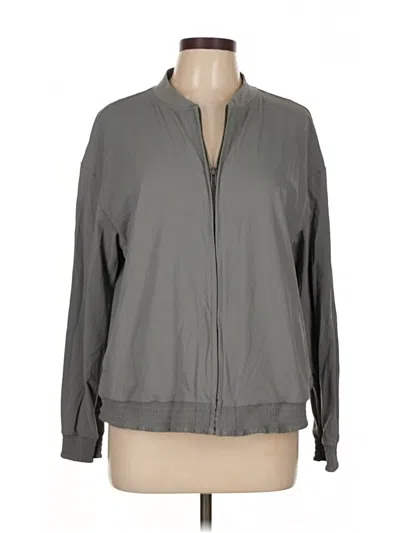 Pre-owned Soma Track Jacket In Gray