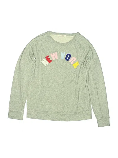 Pre-owned Crewcuts Kids' Sweatshirt In Green