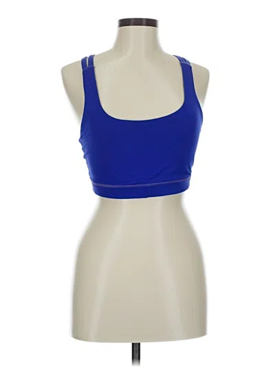 Pre-owned Lululemon Athletica Sports Bra In Blue