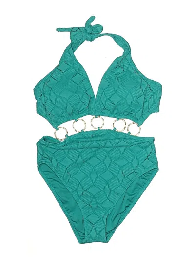 Vince Camuto One Piece Swimsuit In Blue