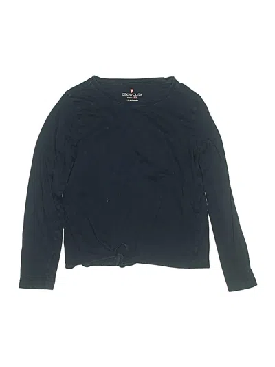 Pre-owned Crewcuts Kids' Long Sleeve T-shirt In Blue