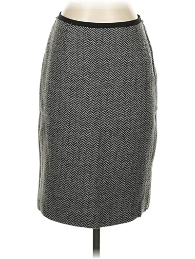 Pre-owned Uniqlo Formal Skirt In Gray