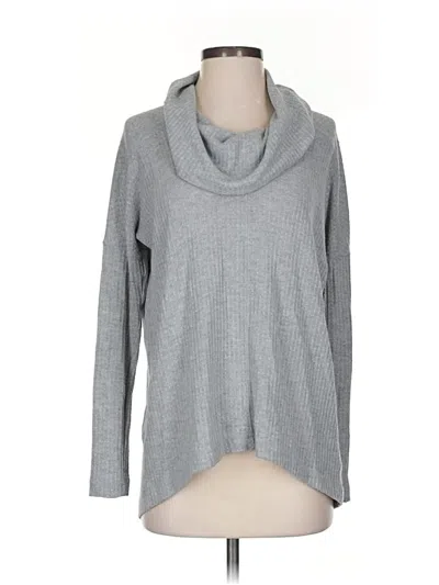 Pre-owned Lucky Brand Turtleneck Sweater In Gray
