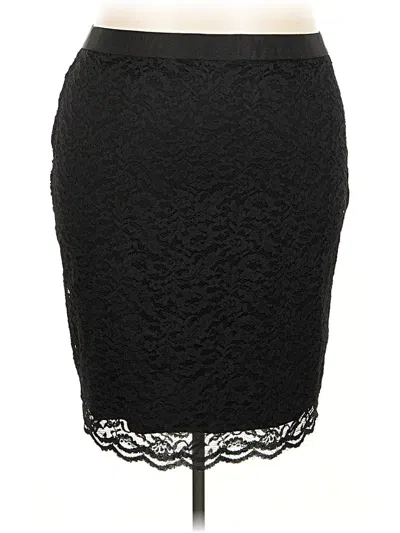 Pre-owned Roz & Ali Formal Skirt In Black