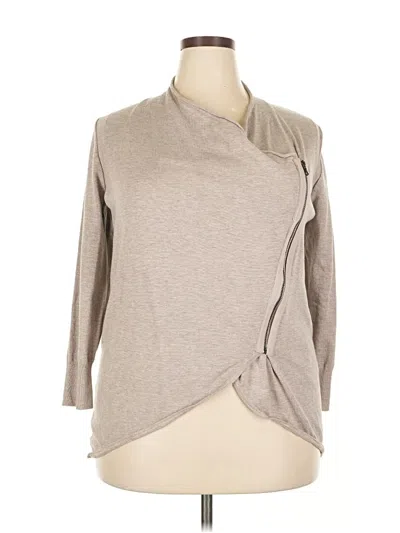 Pre-owned Joan Vass Cardigan Sweater In Gray