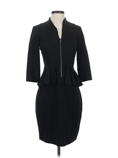 Pre-owned Elie Tahari Cocktail Dress In Black