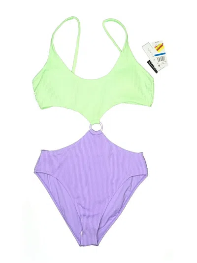 Pre-owned Salt + Cove One Piece Swimsuit In Purple