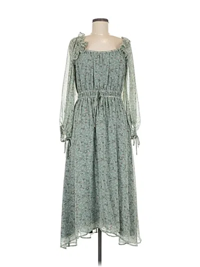 Pre-owned On 34th Casual Dress In Green