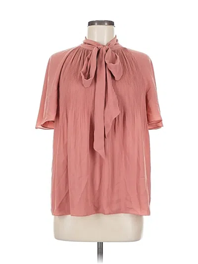 Polo Ralph Lauren Short Sleeve Blouse In Pink