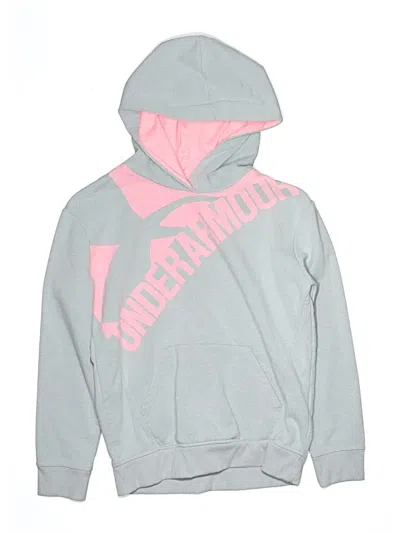 Pre-owned Under Armour Kids' Pullover Hoodie In Gray