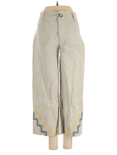Pre-owned Maeve By Anthropologie Khaki Pant In Brown