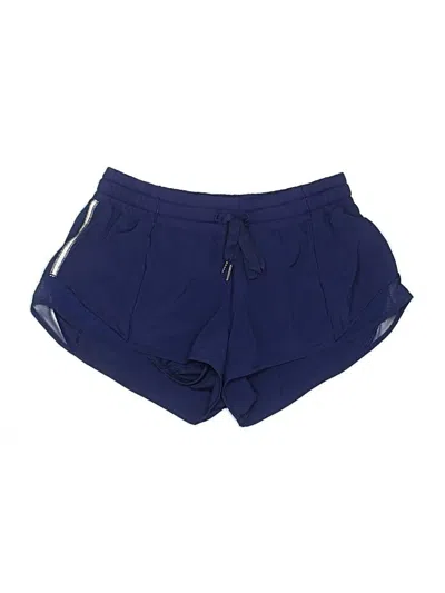 Pre-owned Lululemon Athletica Athletic Shorts In Blue