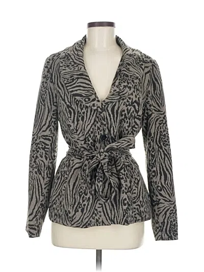 Pre-owned Susan Bristol Jacket In Gray