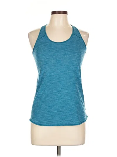 Pre-owned Lululemon Athletica Active Tank Top In Blue